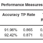 Table 6: Detailed Performance Measures for Experiment