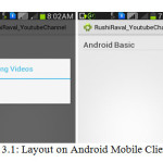Fig 3.1: Layout on Android Mobile Clients