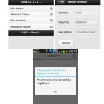 Fig 3.2 Student admission procedure at college using Mobile App