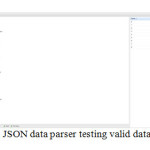 Fig 5.4: JSON data parser testing valid data [18]