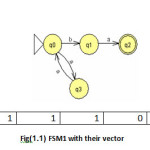 Fig(1.1) FSM1 with their vector