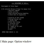 Fig1 Main page: Option windowFig1 Main page: Option windowFig1 Main page: Option window