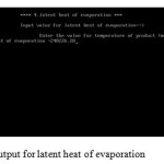 Fig3output for latent heat of evaporation