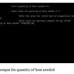 Fig4output for quantity of heat needed