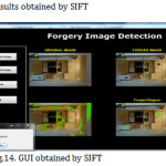 Fig.14. GUI obtained by SIFT
