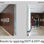 Fig.27. Results by applying DWT & SWT algorithm 