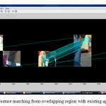 Fig. 5: Feature matching from overlapping region with existing approach