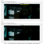 Fig. 7. - Face detection by Viola-Jones but not by Kanade-Lucas-Tomasi.[19]