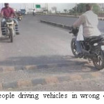 Fig8. People driving vehicles in wrong direction