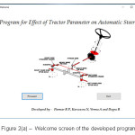 Figure 2(a) –  Welcome screen of the developed program