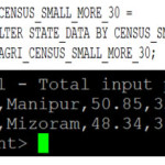 Fig-7 State wise data of 2010 which census small is more than 30