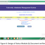 Figure 6: Design of Status Module (b) Document verifier